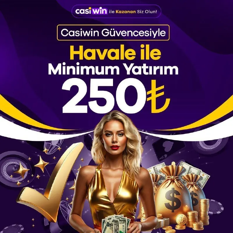 Casiwin Telegram: 💰 Havale'de Sınırlar Kalktı 💰 🔥Casiwin Güvencesi ile Minimum Yatırım Tutarı…