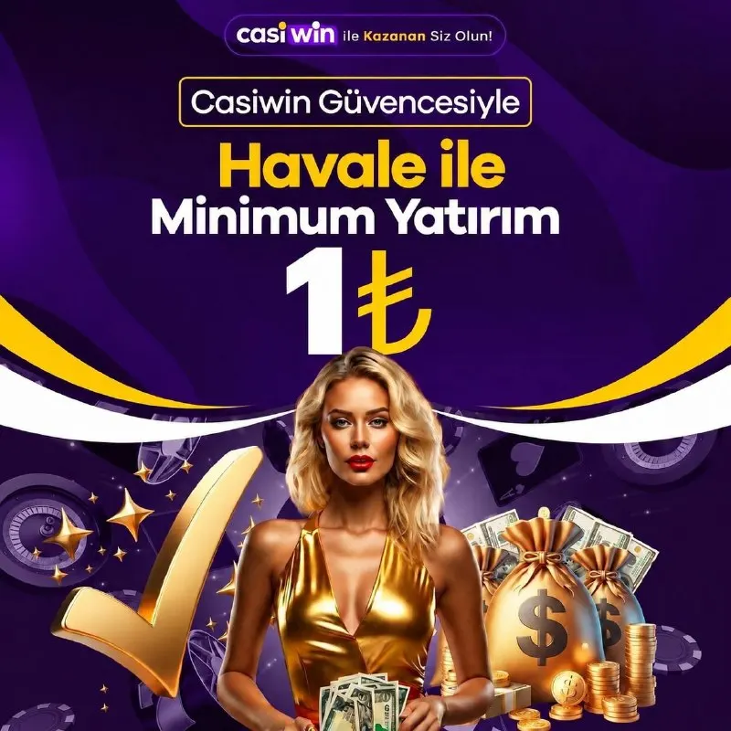 Casiwin Telegram: 💰 Havale'de Sınırlar Kalktı 💰 🔥Casiwin Güvencesi ile Minimum Yatırım Tutarı…