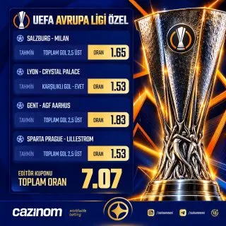 Cazinom Telegram: 🔥⚽ AVRUPA’DA FUTBOL GECESİ! 💥 Birbirinden heyecanlı 4 karşılaşma, editörün özel…