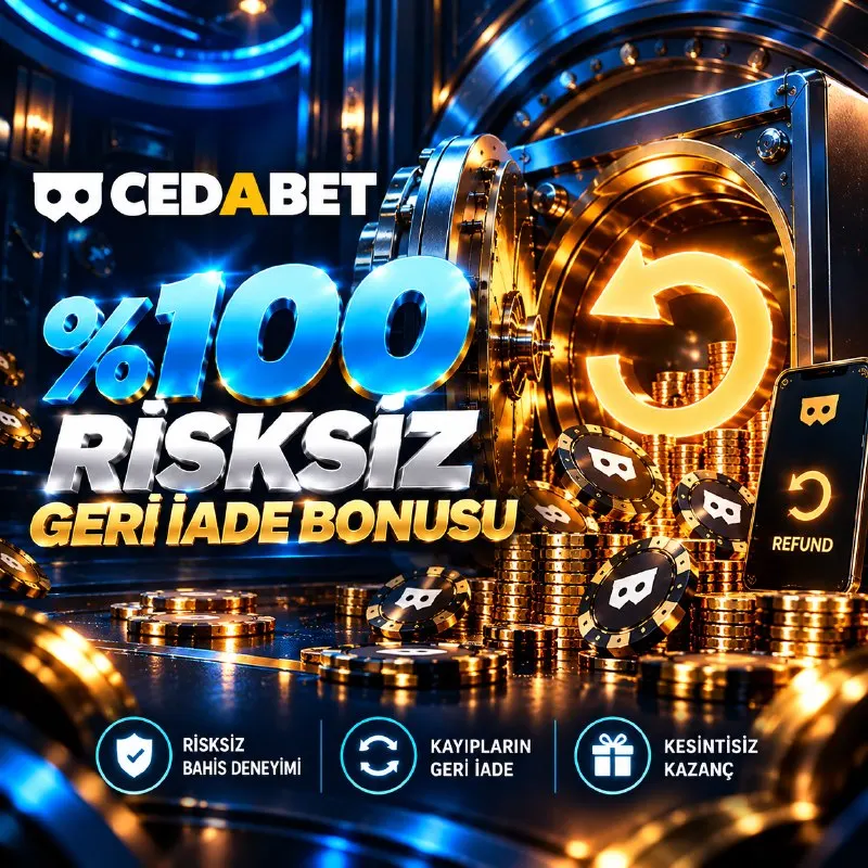 Cedabet Telegram: 💯 %100 Geri İade Bonusu ‼️ 🎰 Hem slotta hem sporda geçerli ⚽️ 💥 Her gün…