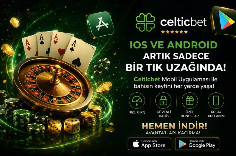 Celticbet Telegram: 📱🍏 CELTİCBET İLE KAZANÇ HER ZAMAN YANINDA! 🍀 🚀 iOS ve Android uygulamamızı…