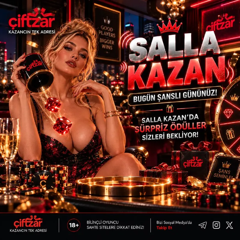 Çiftzar Telegram: 🚨 🟥🟥🟥🟥🟥 🟥🟥🟥🟥🟥 🌟 Salla Kazan ve Şans Çarkı sonunda aktif oldu! 🤍 🎁 Şansını…