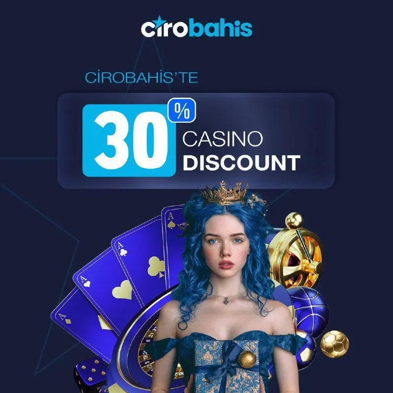 Cirobahis Telegram: 💎%30 CASİNO DİSCOUNT 💎 🔥Oyuna kaldığın yerden daha güçlü devam etme fırsatı!🔥 ✨…