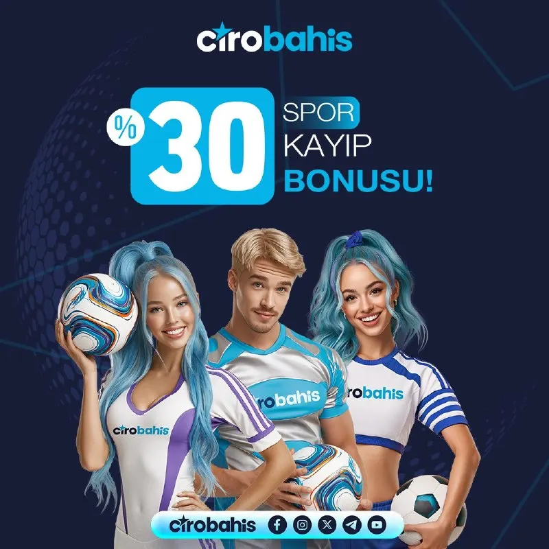 Cirobahis Telegram: 🩶❎🔢🔢 SPOR KAYIP BONUSU🩶 🔔Spor bahislerinde yaşadığın kayıplar artık avantaja…