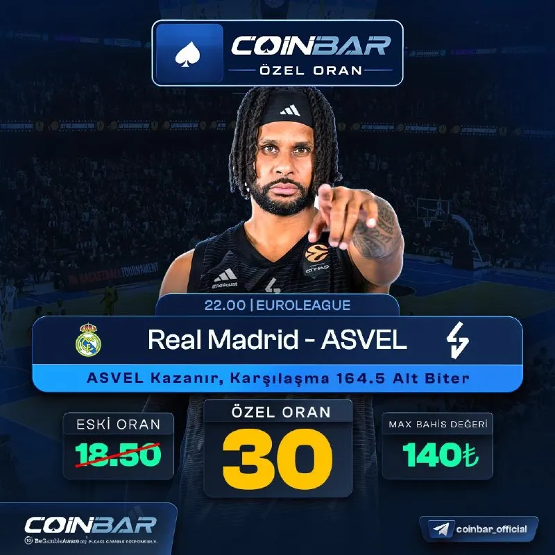 Coinbar Telegram: 😀😃😄😁😆😅 🏀 Özel Oran: 30 / Max Bet: 140₺ 📲 Sms Güvenliği aktif üyelerimiz…