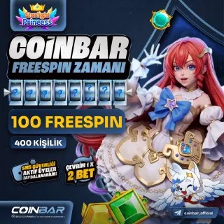 Coinbar Telegram: 🔞🔞Starlight Princess - 100 Freespin! 🔹 Çevrim: 1x 🔹 Spin değeri: 2₺ 💰 Çekim…