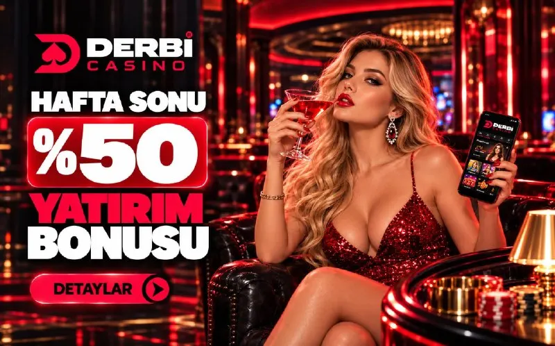 Derbi Casino Telegram: 🎰 🔠🔠🔠🔠🔠🔠🔠🔠🔠🔠🔠'Da 🤩5⃣0⃣ Hafta Sonu Yatırım Bonusu💰 ⏺Cumartesi ve Pazar günleri…