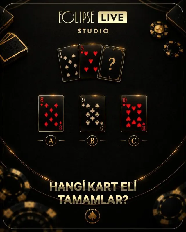 Eclipsebet Telegram: 🙂 ELİ HANGİ KART TAMAMLAR? 21'e ulaşmanıza sadece bir kart kaldı. Kartları…