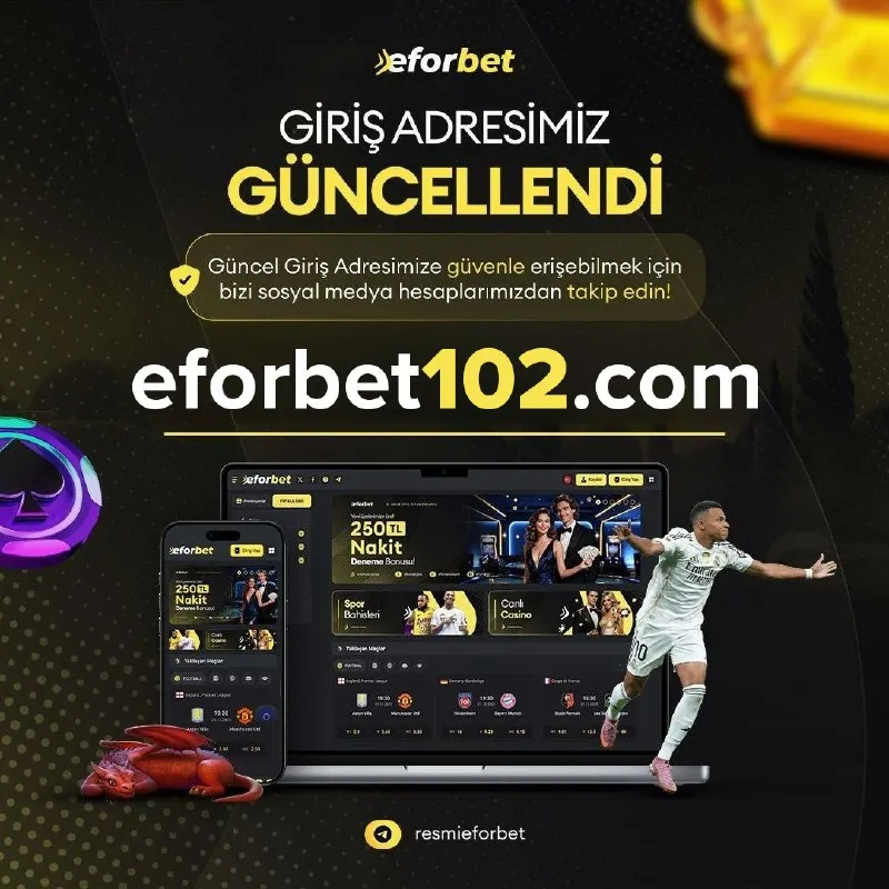 Eforbet Telegram: 📣 Yeni Adresimiz Aktif! 📣 ‼️ Oyunlarınıza Yeni Adresimiz İle Hız Kesmeden Devam…