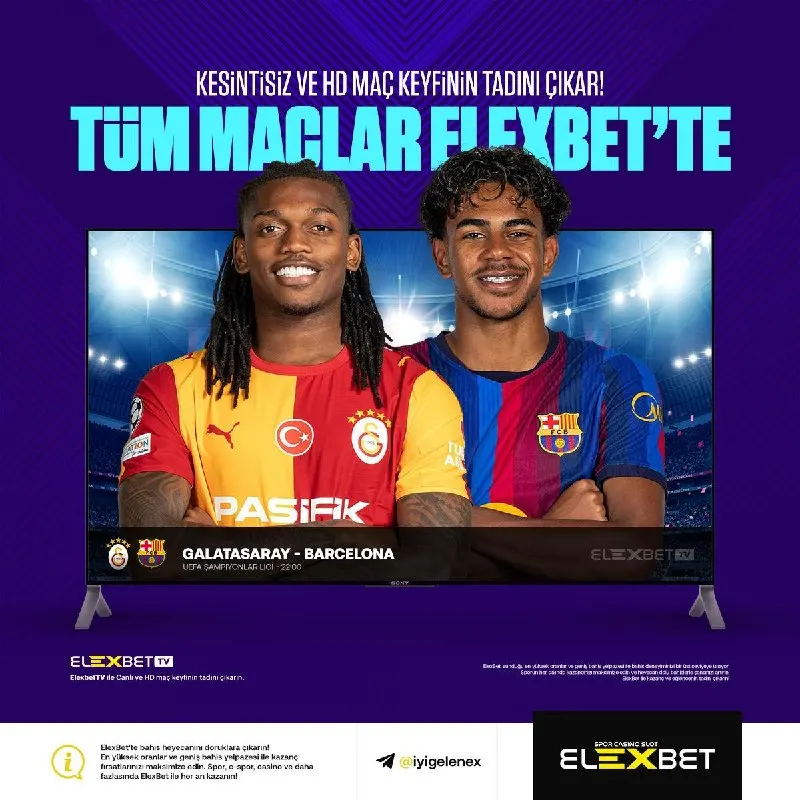 Elexbet Telegram: 📺 Galatasaray - Barcelona karşılaşması yüksek çözünürlükle yayında! 🔥…