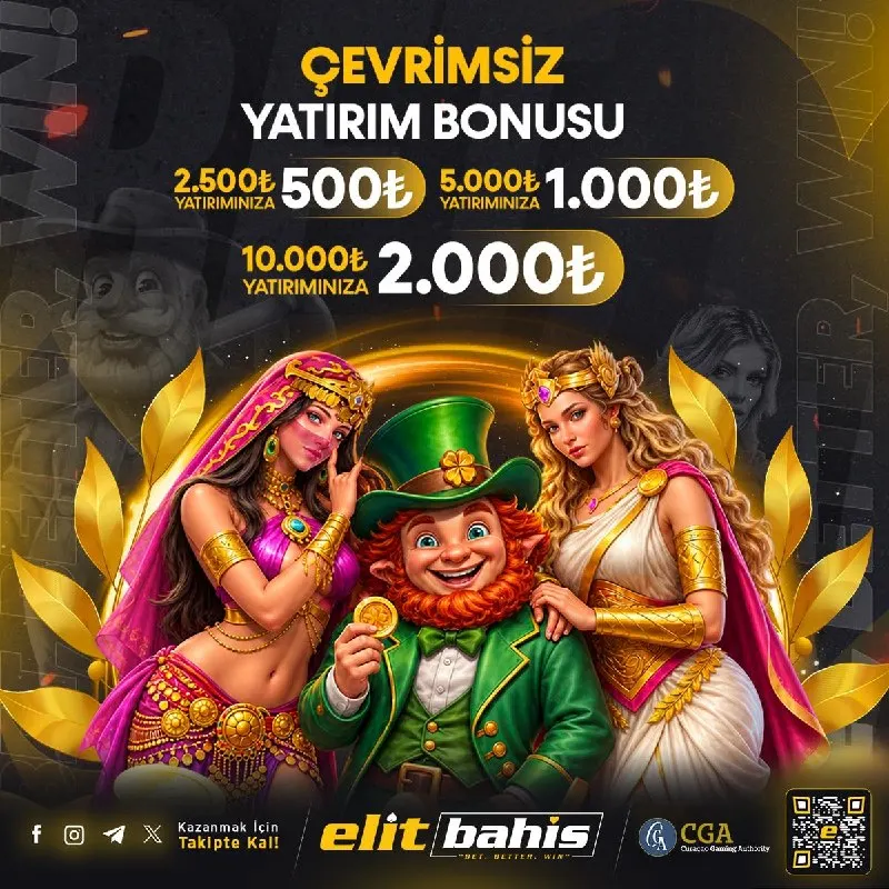 Elitbahis Telegram: 🔥 YATIRIM YAP, BONUSUNU AL! Elitbahis’te yatırımına ekstra destek geliyor! 💰…