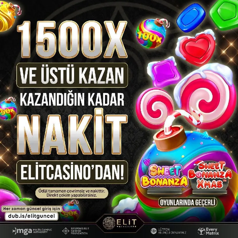 ElitCasino Telegram: 🎰🎰🎰🎰🎰🎰🎰🎰🎰🎰 🎁 1500x ve Üstü Kazan, Kazandığın Kadar Nakit ElitCasino’dan! 🍭…