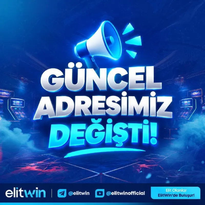 Elitwin Telegram: 🚨🚨 GÜNCEL ADRES DEĞİŞTİ!! 🚨🚨 👉 ElitWin Giriş 📱📱 Mobil Uygulamamız