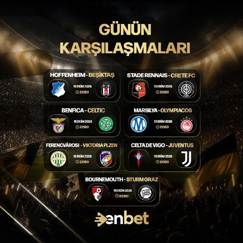 Enbet Telegram: 👑👑👑👑 🇪🇺🇪🇺🇪🇺🇪🇺🇪🇺🇪🇺 ❤️ GÜNÜN UEFA AVRUPA LİGİ MAÇLARI ENBET'TE! ❤️ Hoffenheim…