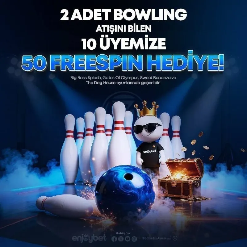 Enjoybet Telegram: 🌞🌞🌞🌞🌞🌞🌞🌞 🌞🌞🌞🌞🌞🌞 🎳 EnjoyBet'te 2'Li Bowling Etkinliği Zamanı 🎳 ⛈ 22:30'da…