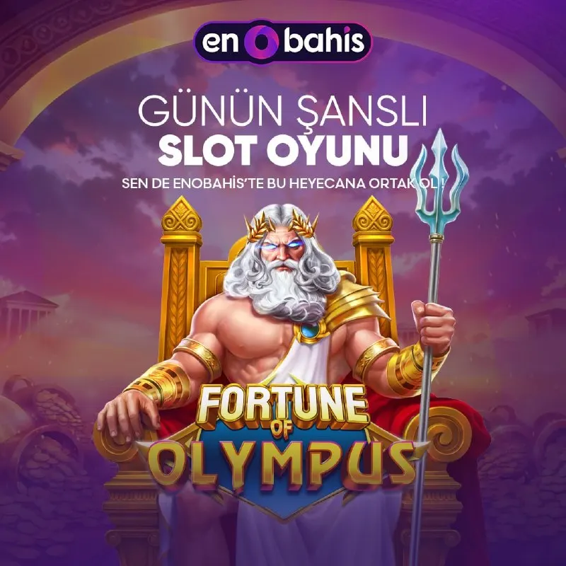 Enobahis Telegram: 🎁 Günün Oyunu ⚡️FORTUNE OF OLYMPUS ⚡️ ve EnoBahis 🎰 farkı ile güzel kazançlar…