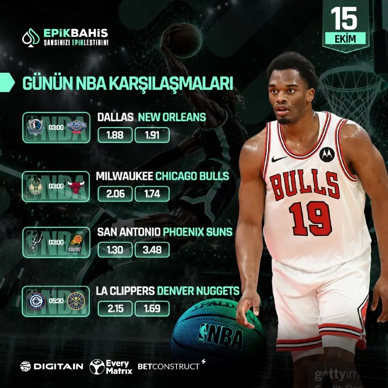 Epikbahis Telegram: 🏀😍😍😍😍😍😍 İLE EN YÜKSEK ORANLARLA GÜNÜN NBA KARŞILAŞMALARI! 🏀 Aynı zamanda bu…