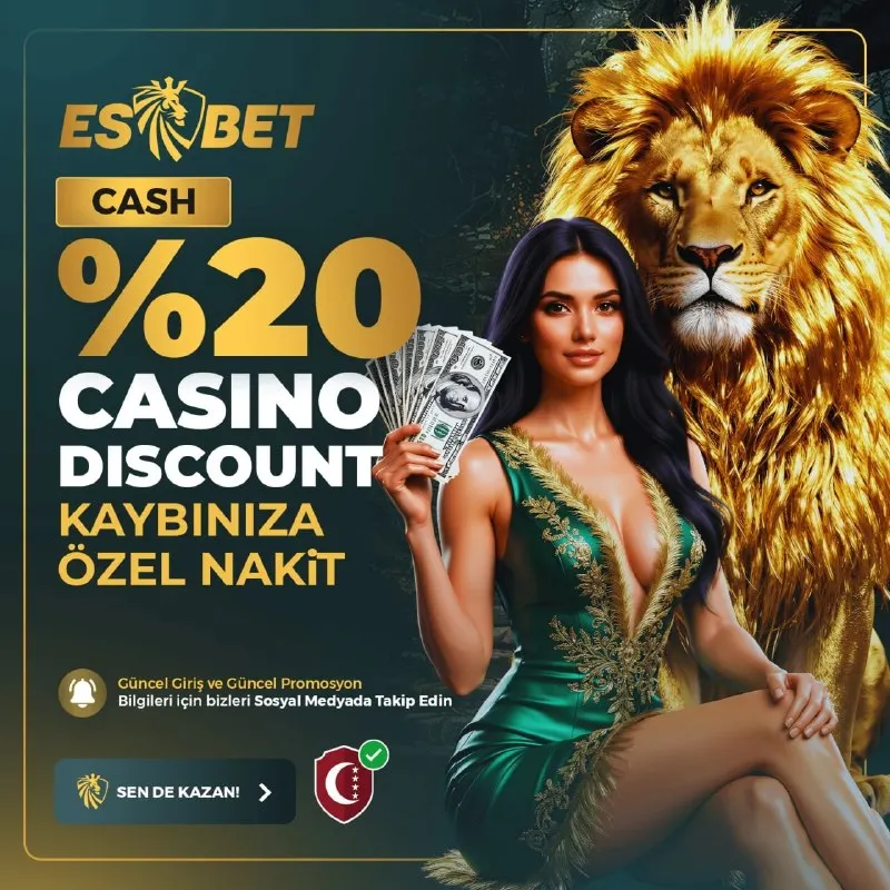 Esbet Telegram: 👑 VIP'LER KAYBETMEZ, GÜÇLÜ GERİ DÖNER!👑 🤑 Kayıplarına özel anında %20 Casino…