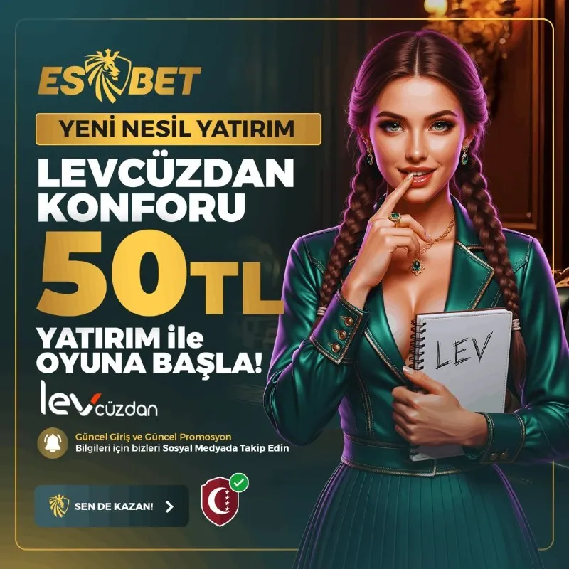 Esbet Telegram: 👑 VIP DÜNYASINA YAKIŞAN HIZ.👑 🦁LevCüzdan ile işlemlerinizi yeni nesil konforla…