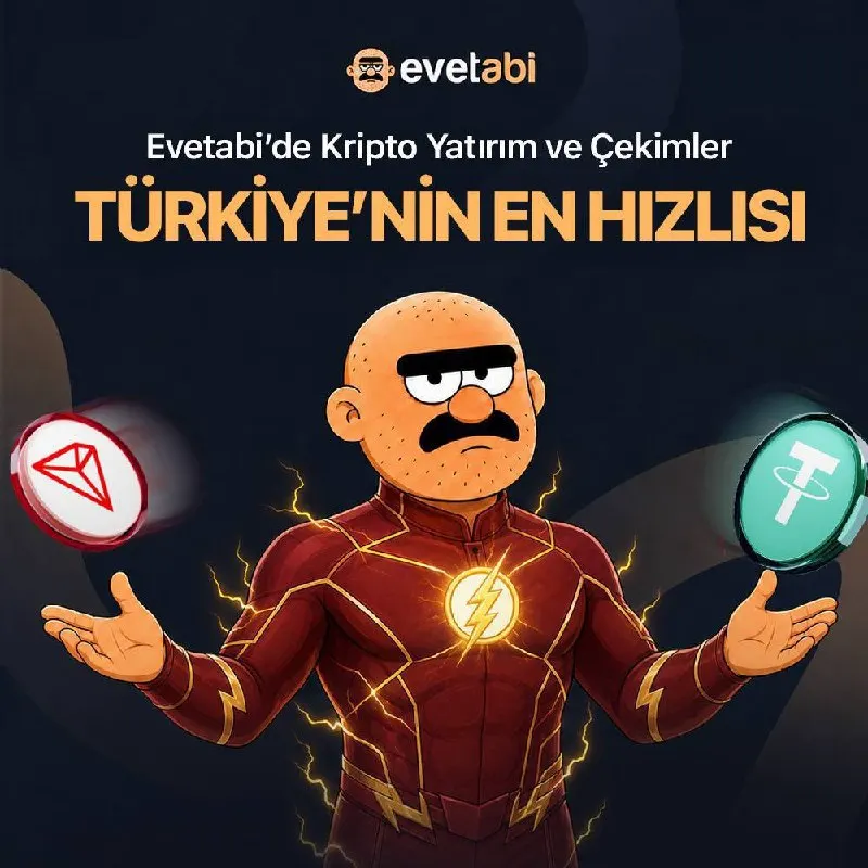 EvetAbi Telegram: 🐛 Büyük Oyuncuların Güvenilir Adresi Kripto yatırımlarınız 30 saniye ile 1…