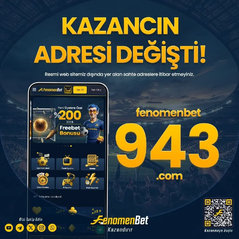 Fenomenbet Telegram: 9️⃣4️⃣3️⃣Olduk❗️ 🫶Fenomenbet giriş adresi değişti ! 👄 💪Yeni Giriş Adresimiz !…