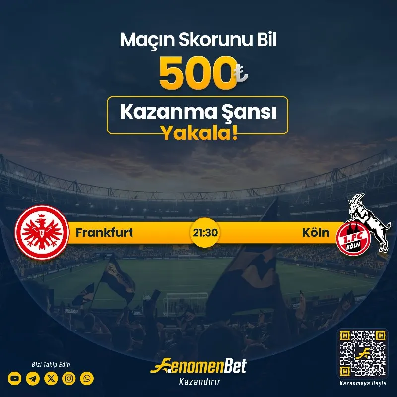 Fenomenbet Telegram: 👑SKORU BİL ! 5️⃣0️⃣0️⃣ TL Kazanan 2️⃣5️⃣ Şanslı Kişiden Biri Ol ! 🫴 📝 Katılım…
