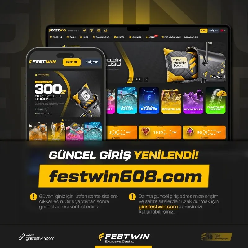 Festwin Telegram: 💎 Domain Adresimiz Güncellendi! 📲 Güncel Giriş Adresimiz; festwin608.com ile…