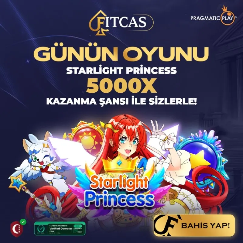 Fitcas Telegram: ⭐ Starlight Princess 🎰 Fitcas’ın oyun dünyasında sıra prenseste! 👉 Bu kez…
