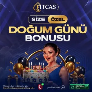 Fitcas Telegram: 🎉 DOĞUM GÜNÜ BONUSU! 🎉 🎁 Bu özel günde Fitcas seninle! 🎂 Fitcas’tan özel…
