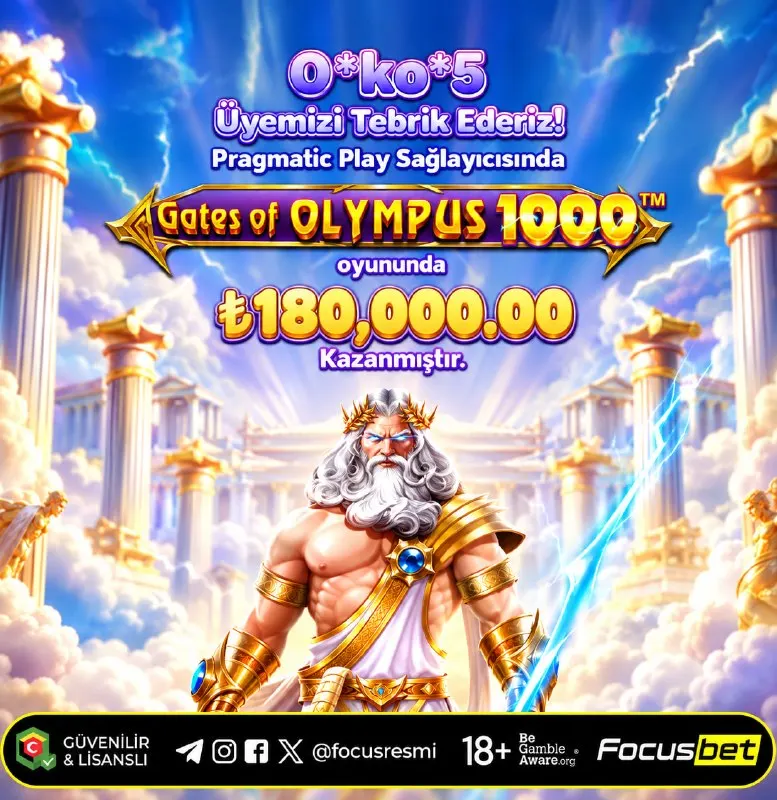 Focusbet Telegram: 👍☺️❤️🙄😯 💰 Büyük Kazançlar FocusBet’te Sahneye Çıkıyor! ⭐️ ❤️ O*ko*5 Üyemizi…
