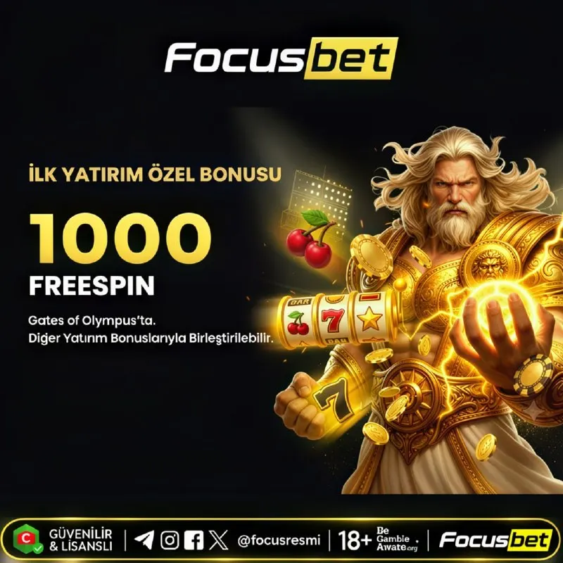 Focusbet Telegram: 👍☺️❤️🙄😯 ❤️🔥 BÜYÜK KAZANÇ İLK ADIMLA BAŞLAR ‼️ 🎰 🎰🎰🎰🎰 FreeSpin fırsatı seni…