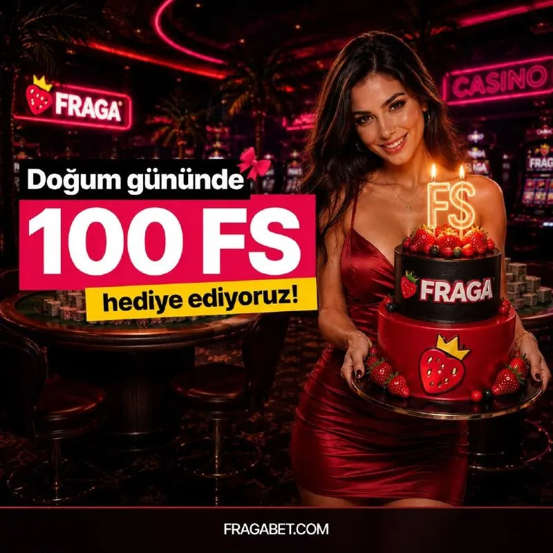 Fragabet Telegram: 🎂 FRAGABET’ten doğum gününe özel hediye! ✨ 🎁 Doğum gününde 100 FS kazan — bunun…