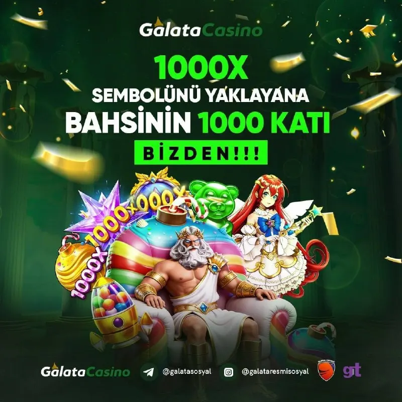Galata Casino Telegram: 😀 1000X Heyecanı Başladı! 😀 🎰 Pragmatic Play slotlarında 1000X sembolünü…