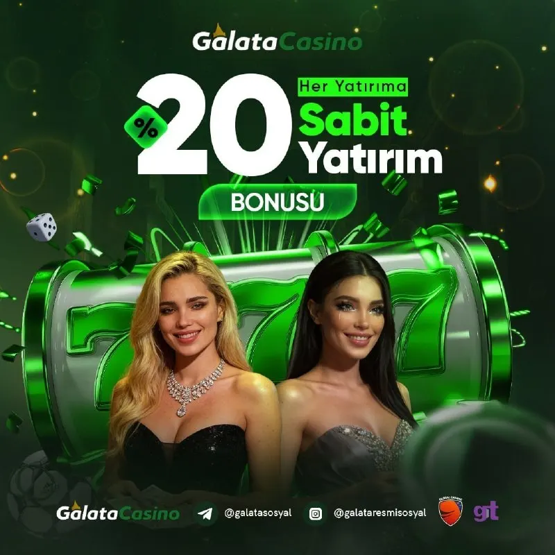 Galata Casino Telegram: 🎰 Her Yatırıma %20 Sabit Yatırım Bonusu! 💸 Yatır, bonusunu al ve kazanmaya…