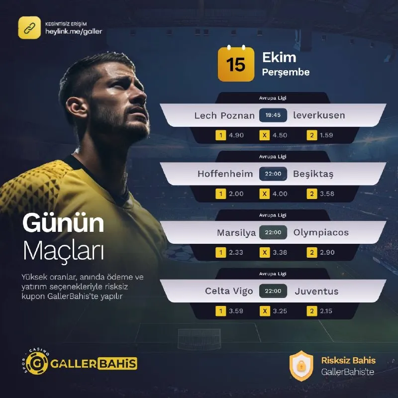 Galler Bahis Telegram: 😄🧐🥰🥰🤓🥳 Yükselen oranlar ile sende GallerBahis'te yerini almaya hazır mısın ? ⏰…
