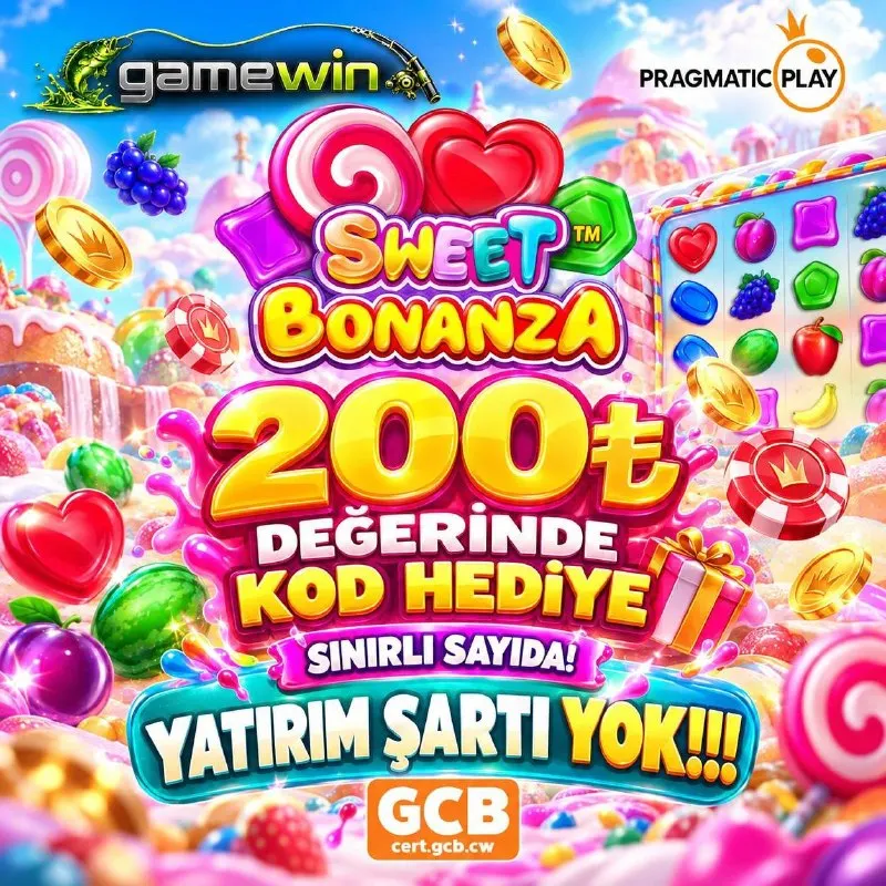 Gamewin Telegram: ⭐️ YATIRIM ŞARTI YOKTUR! ✅ 2₺ değerinde 100 Free Spin eklenecektir. ✅ Pragmatic…