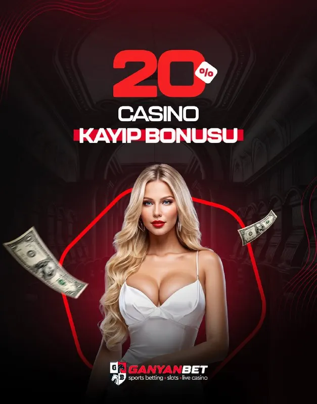 Ganyanbet Telegram: 🛡 %20 KAYIP BONUSU! 🛡 🔄 Spor & Casino kayıplarının %20'si geri sende! Üzülmek…