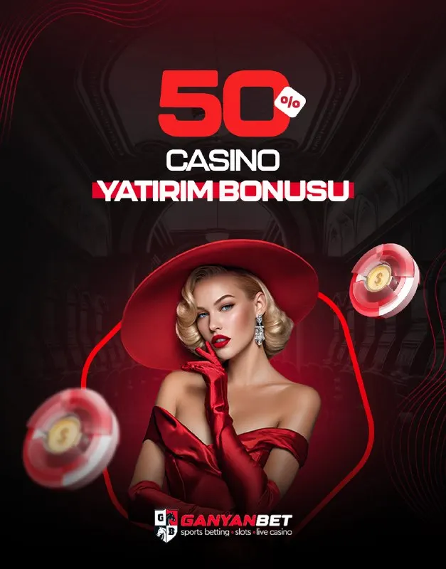 Ganyanbet Telegram: 🎰 %50 CASİNO YATIRIM BONUSU! 🎰 💰 Yatırımına %50, 2.000₺'ye kadar bonus! Slot…