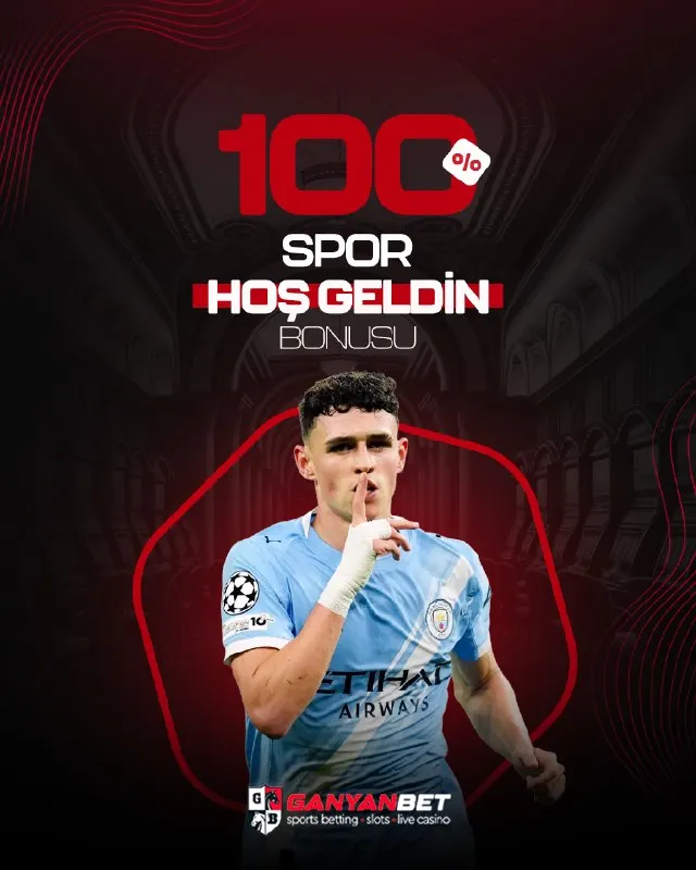 Ganyanbet Telegram: ⚽ %100 SPOR HOŞ GELDİN BONUSU! ⚽ 💰 İlk yatırımına %100, 1.500₺'ye kadar bonus!…