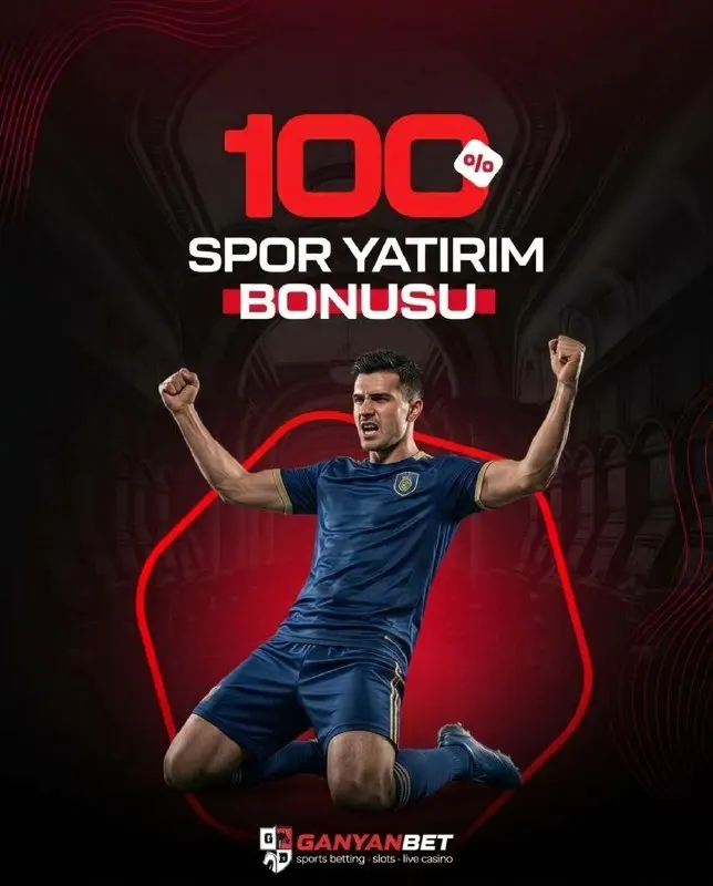Ganyanbet Telegram: ⚽ %100 SPOR YATIRIM BONUSU! ⚽ 💰 Yatırımına %100 bonus, bakiyen anında ikiye…
