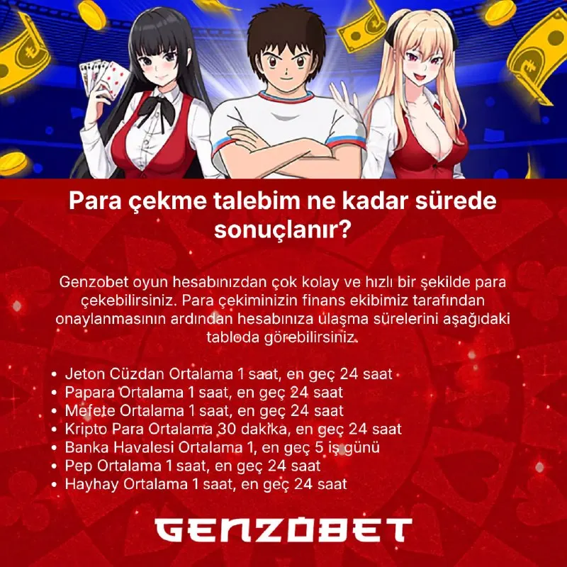Genzobet Telegram: 💳 Genzobet ile finansal işlemler jet hızında! Jeton Cüzdan, Papara, Mefete…