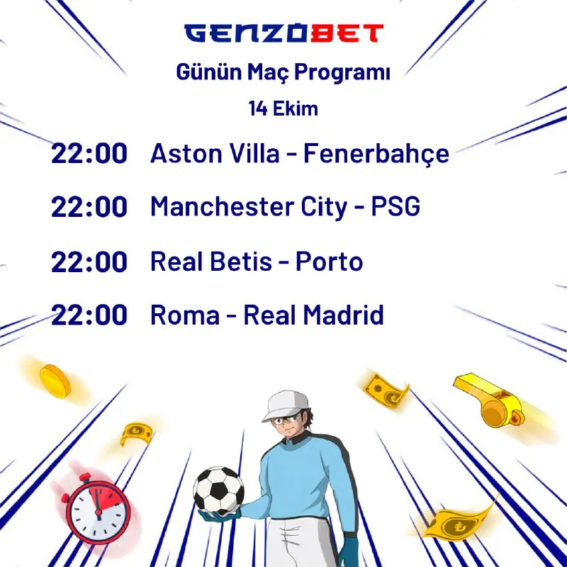 Genzobet Telegram: 🔥 Devlerin mücadelesinde kazanan sen ol! 14 Ekim programında Aston Villa…