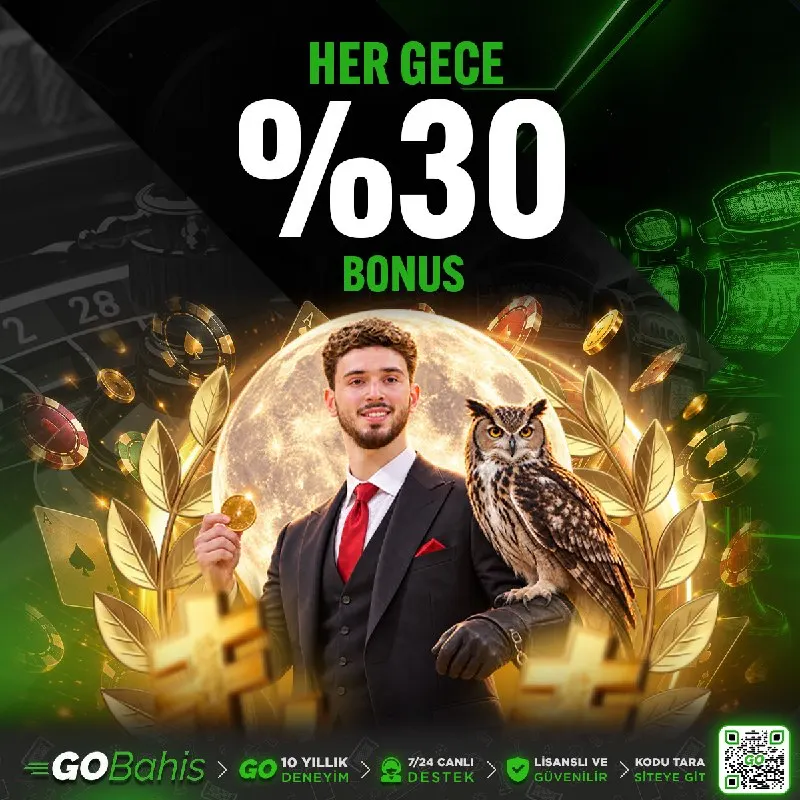 Gobahis Telegram: 🌙 GOBahis’te Geceye Özel %30 Bonus Avantajı! ✨ ⏰ 02:00 – 06:00 saatleri…