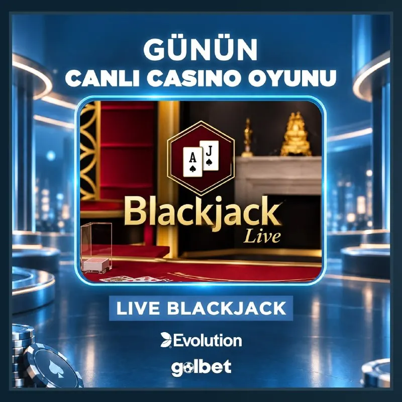 Golbet Telegram: 🌵🎄🌛🦆🐦‍⬛️🦅 GolBet'te Live Blackjack heyecanını keşfet! Evolution kalitesiyle…