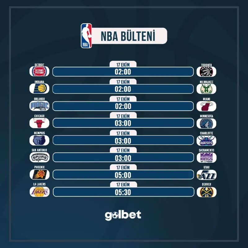 Golbet Telegram: 🌵🎄🌛🐯🦁🐮 NBA sahnesinde Altın Oran heyecanı GolBet'te! Altın Oran ile kuponunu…