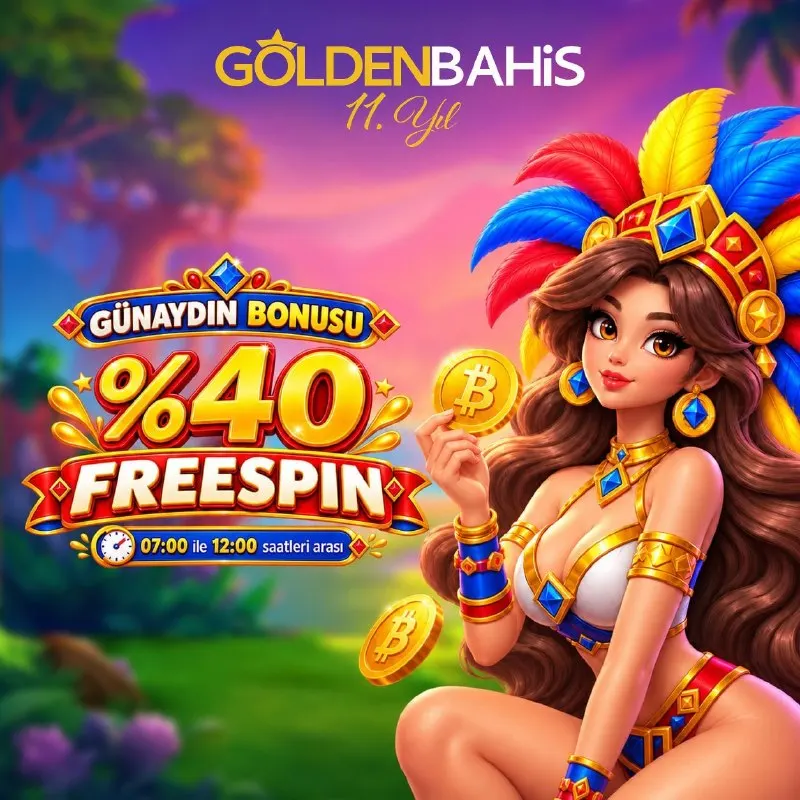 Goldenbahis Telegram: ☀️ GOLDENBAHİS’TE GÜNAYDIN BONUSU AKTİF! ☀️ Sabaha kazançla başla! ☀️ 😎 %40…