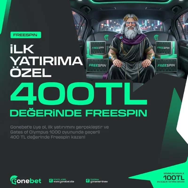 Gonebet Telegram: 🎉 400₺ HOŞ GELDİN HEDİYESİ 💳 İlk yatırıma özel! ⚡️ Gates of Olympus 1000'de 🎁…