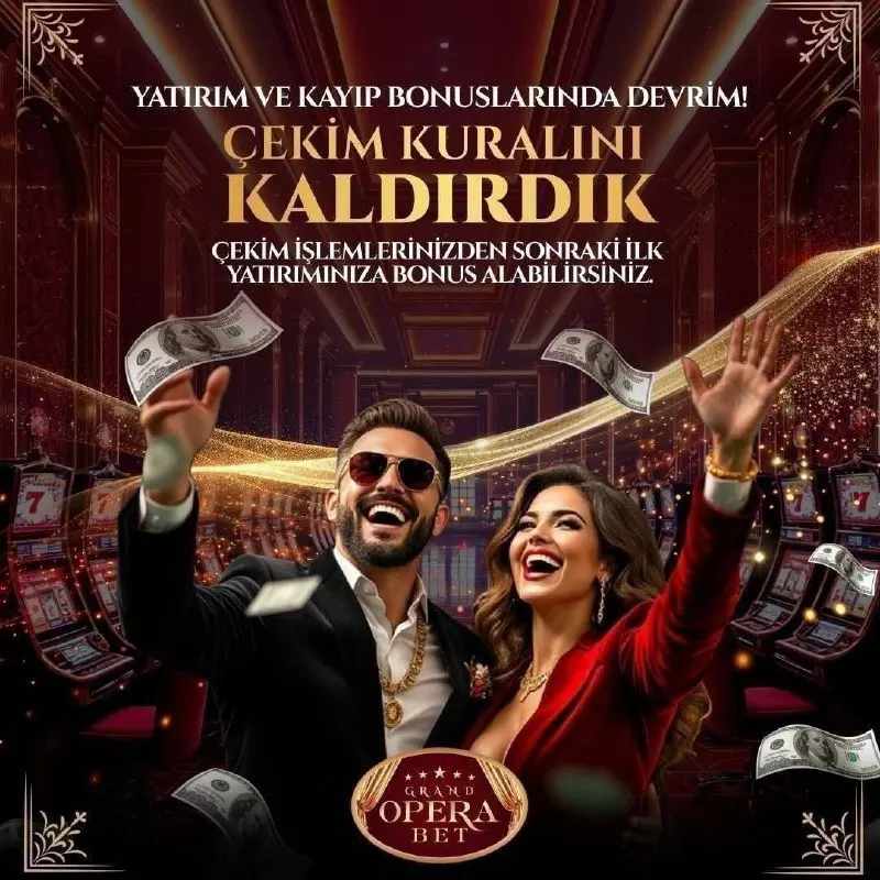 Grand Operabet Telegram: 🔥ÇEKİM KURALINI KALDIRDIK! 🔥 👑Yatırım ve kayıp bonuslarınızda devrim zamanı! 💰…
