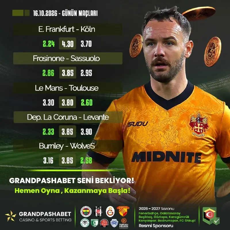 Grandpashabet Telegram: 🔤🔤🔤🔤🔤 🔤🔤🔤🔤🔤🔤🔤 🏆 En Yüksek Oranlarla Günün Maçları Grandpasha'da! ⚽️E. Frankfurt…