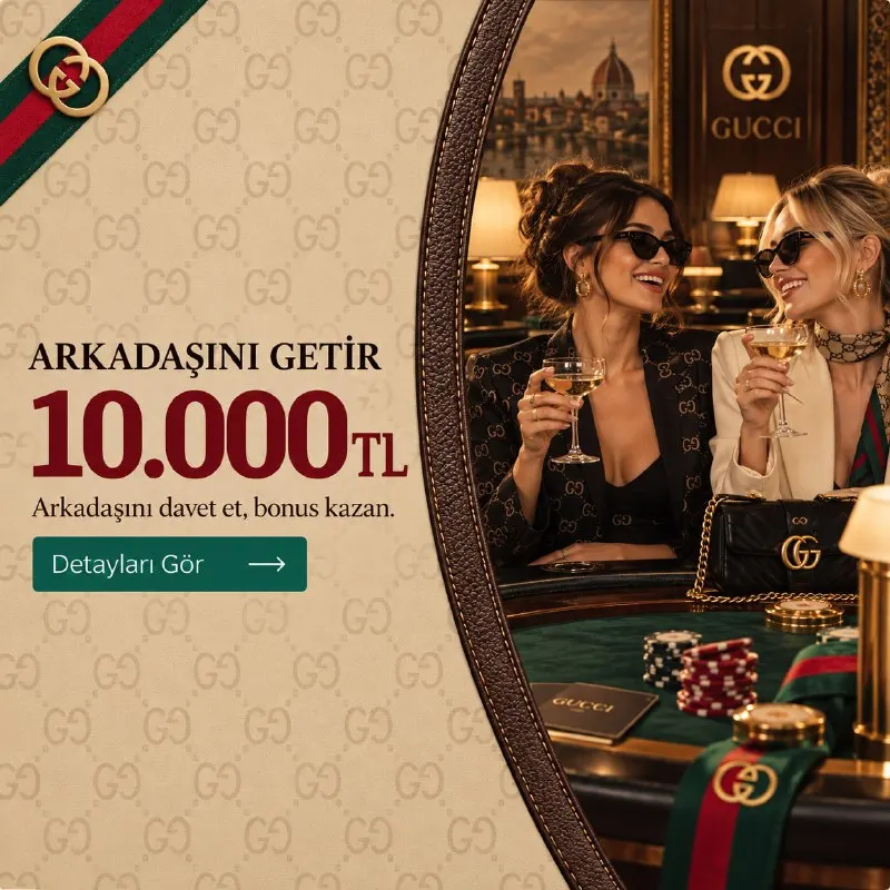 GucciBahis Telegram: 🤩🤩🤩🤩🤩🤩 🤩🤩 👥ARKADAŞINI DAVET ET 💰10.000 TL’YE VARAN ÖDÜLÜNÜ KAZAN! 👥…